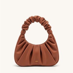 JW PEI Gabbi Ruched Hobo Handbag in Nutella